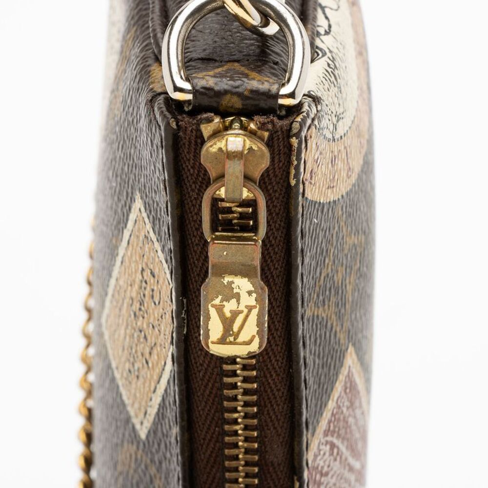 Louis Vuitton Limited Edition Monogram Canvas Patches Mini Pochette Accessoires - Picture 9 of 14